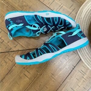 Keen Turquoise and Navy Water Shoes